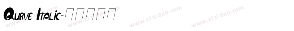 Qurve Italic字体转换